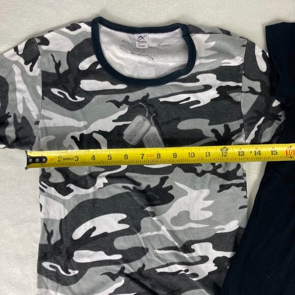 Mendocino Ca - Mendo Love - Camo Dog Tags Fort Bragg T-Shirt Bundle Teen Jr XL - Picture 2 of 8